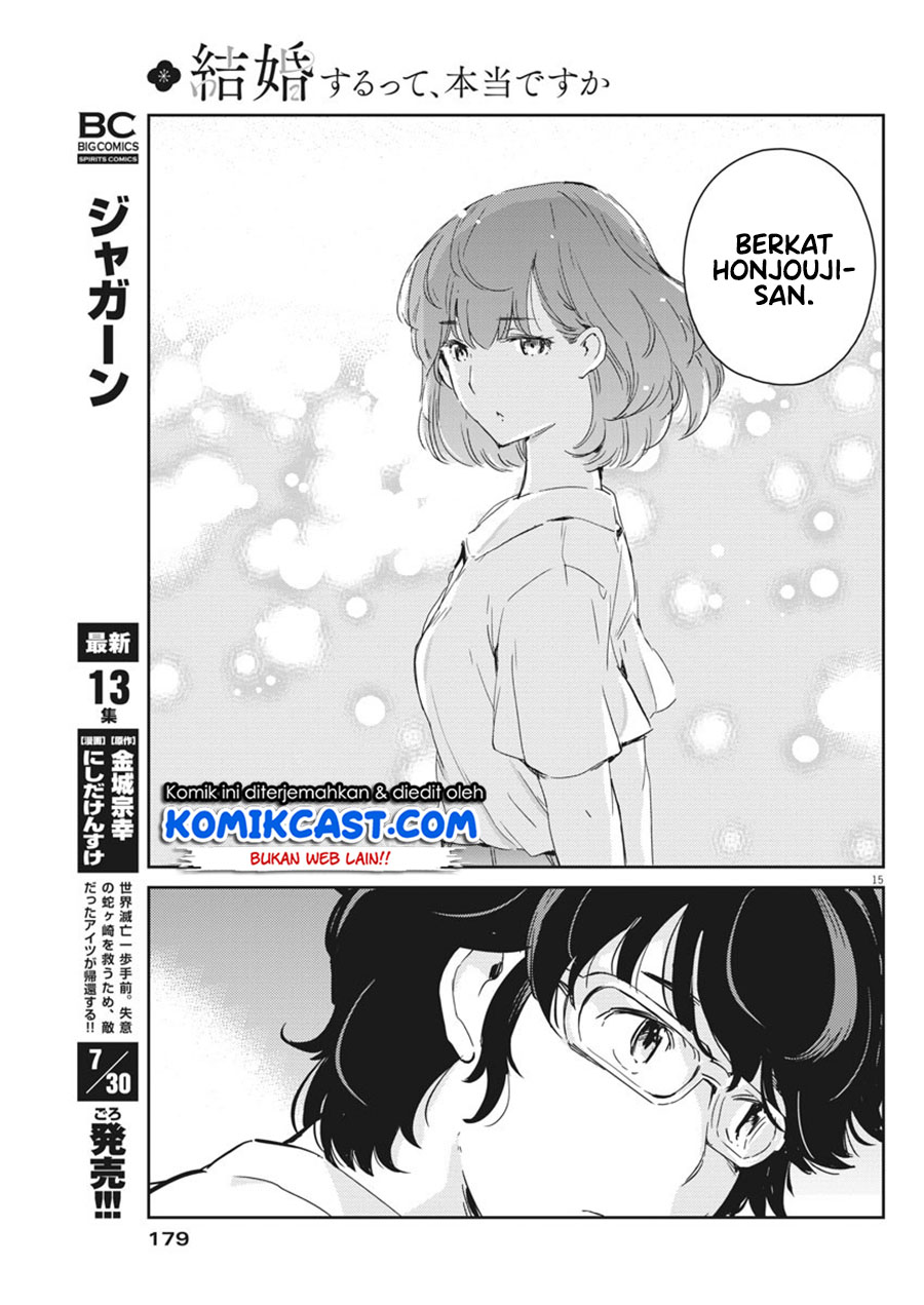 Kekkon Surutte, Hontou Desu ka? Chapter 46 Gambar 18